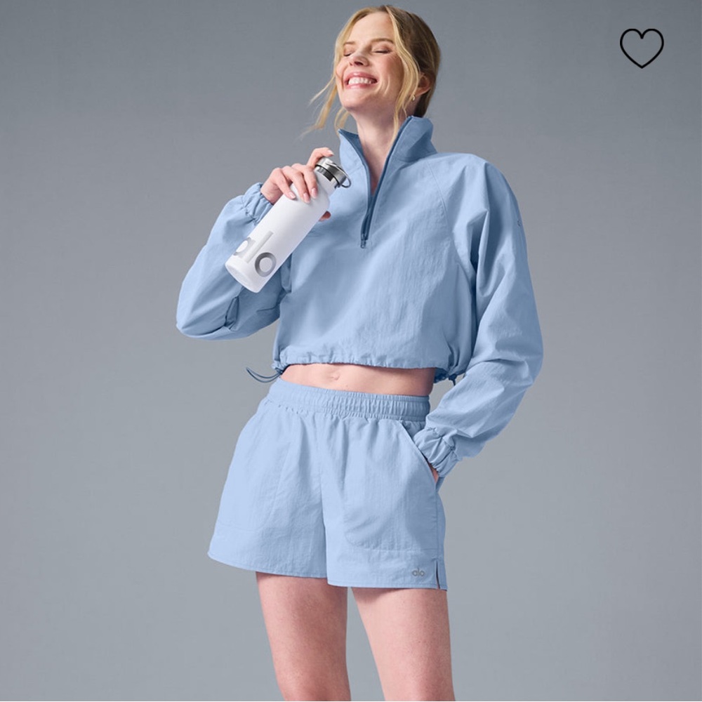 Alo Seashell Blue Alumni Short Sold Out in Store